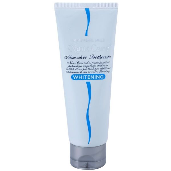 White Pearl White Pearl NanoCare Whitening pasta za zube s nanočesticama srebra protiv mrlja na zubnoj caklini 100 g