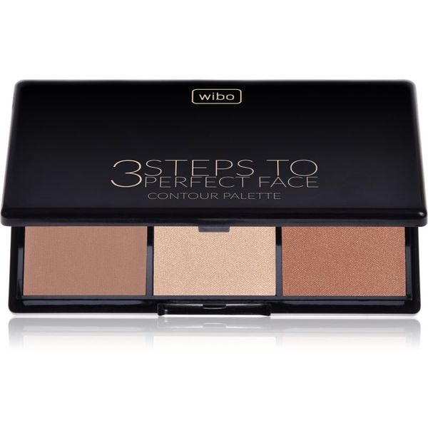 Wibo Wibo 3 Steps To Perfect Face  Dark paleta za konturiranje za lice 10 g