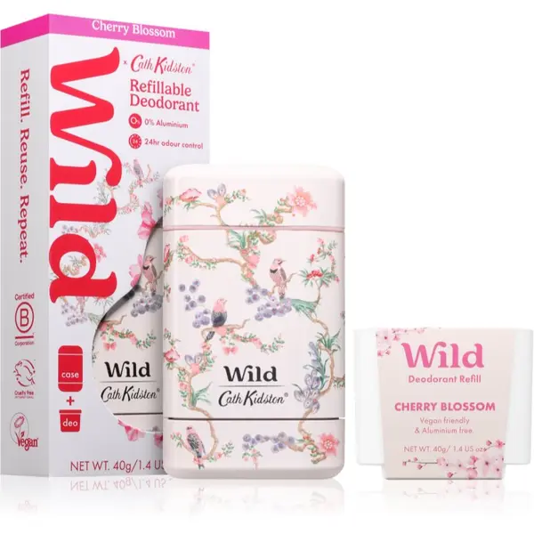 Wild Wild Cherry Blossom Birds and Berries Case čvrsti dezodorans s etuijem 40 g
