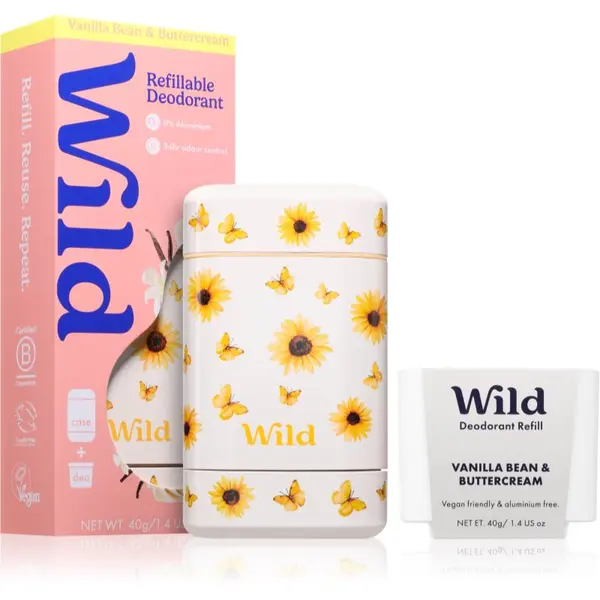 Wild Wild Vanilla Bean Buttercream Sunflower Case čvrsti dezodorans s etuijem 40 g