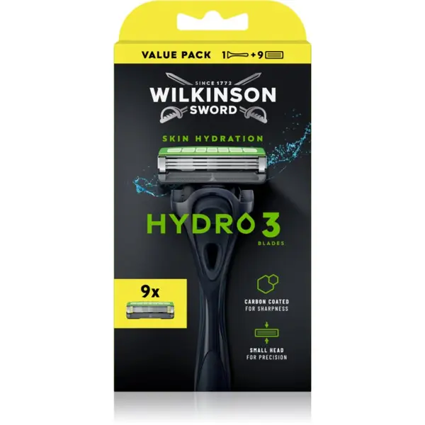 Wilkinson Sword Wilkinson Sword Hydro3 brijač + zamjenske britvice 8 kom