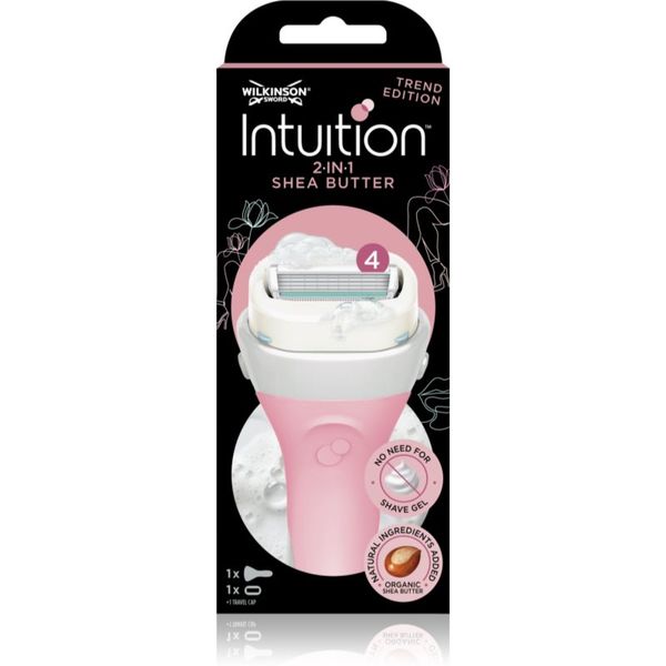 Wilkinson Sword Wilkinson Sword Intuition 2in1 Shea Butter brijaći aparat za žene + zamjenske glave 1 kom