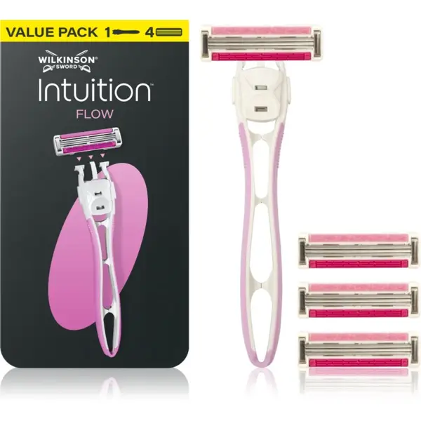 Wilkinson Sword Wilkinson Sword Intuition Flow brijaći aparat za žene + zamjenske britvice 4 kom