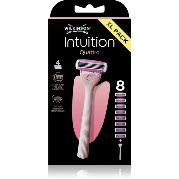 Wilkinson Sword Wilkinson Sword Intuition Quattro brijač + zamjenske britvice 8 kom