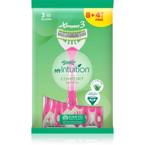 Wilkinson Sword Wilkinson Sword My Intuition Xtreme 3 britvica za jednokratnu uporabu Comfort Sensitive 12 kom