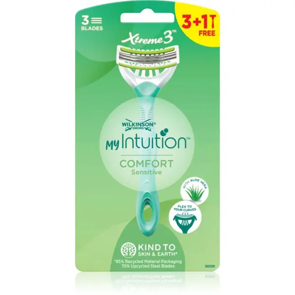 Wilkinson Sword Wilkinson Sword My Intuition Xtreme 3 britvica za jednokratnu uporabu Comfort Sensitive 4 kom