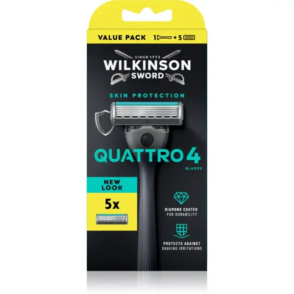 Wilkinson Sword Wilkinson Sword Quattro brijač + zamjenske britvice 8 kom