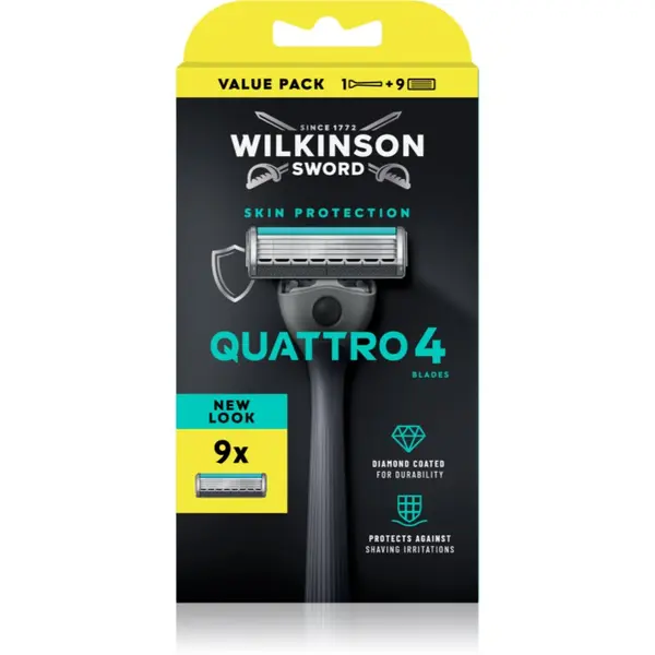 Wilkinson Sword Wilkinson Sword Quattro brijač + zamjenske britvice 8 kom