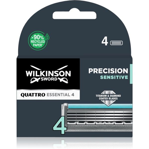 Wilkinson Sword Wilkinson Sword Quattro Essential 4 Precision Sensitive zamjenske britvice 4 kom