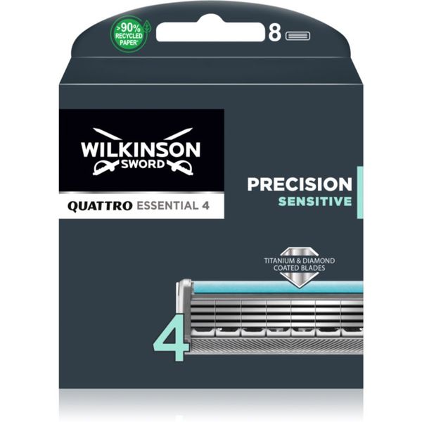 Wilkinson Sword Wilkinson Sword Quattro Titanium Sensitive zamjenske glave 8 kom