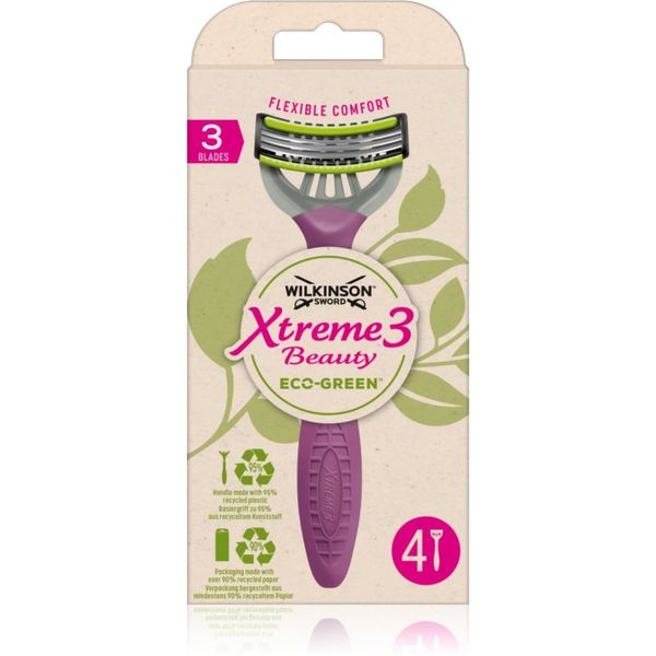Wilkinson Sword Wilkinson Sword Xtreme 3 Beauty Eco Green jednokratni brijači 4 kom