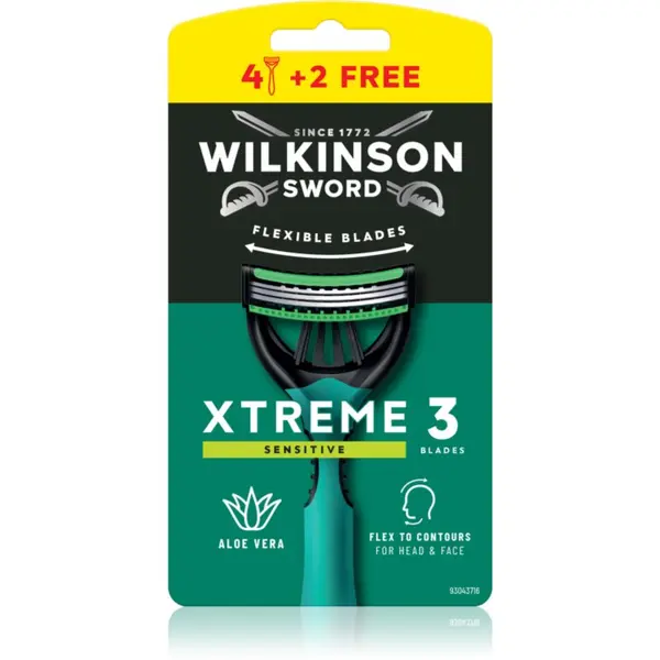Wilkinson Sword Wilkinson Sword Xtreme 3 Sensitive britvica za jednokratnu uporabu za muškarce 6 kom