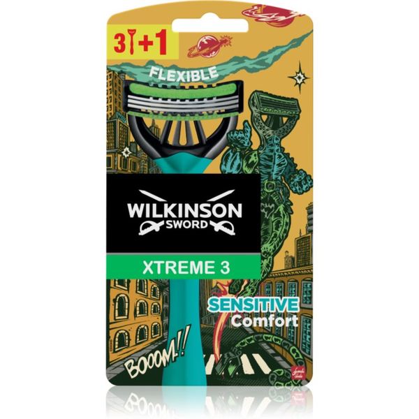 Wilkinson Sword Wilkinson Sword Xtreme 3 Sensitive Comfort (limited edition) britvica za jednokratnu uporabu za muškarce 4 kom