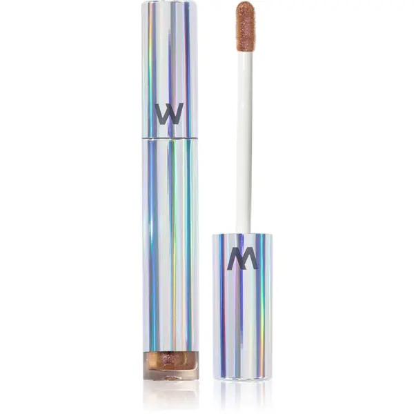 WONDERSKIN WONDERSKIN Wonder Blading Top Gloss sjajilo za usne sa šljokicama nijansa Gold Glitter 4 ml