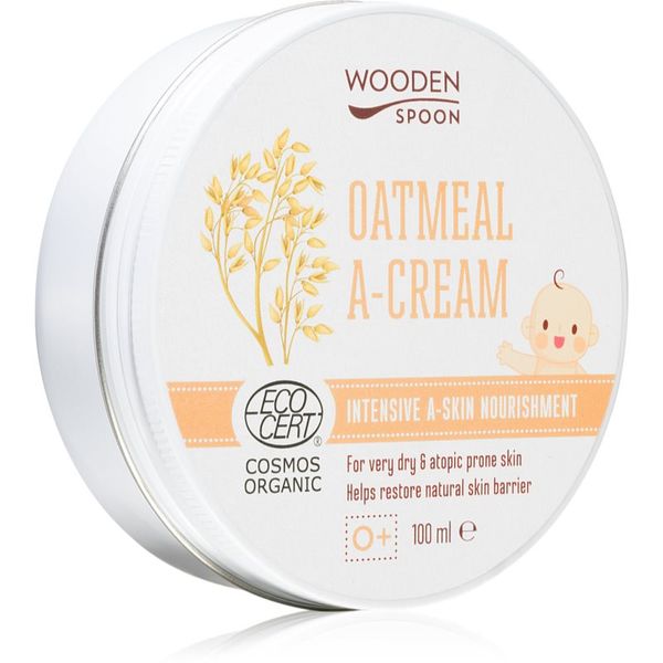WoodenSpoon WoodenSpoon Oatmeal A-Cream hranjiva umirujuća krema za suhu i atopičnu kožu 100 ml