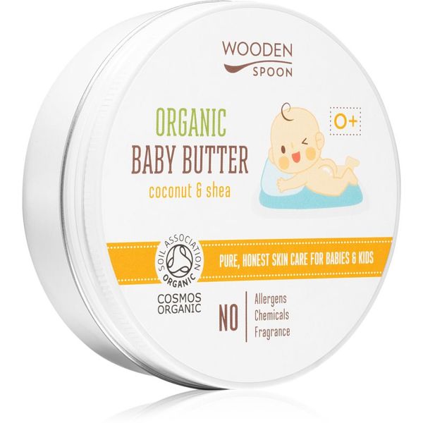 WoodenSpoon WoodenSpoon Organic Coconut & Shea maslac za tijelo za djecu od rođenja 100 ml