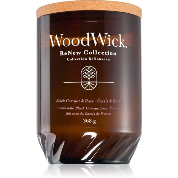 Woodwick Woodwick Black Currant & Rose mirisna svijeća 368 g