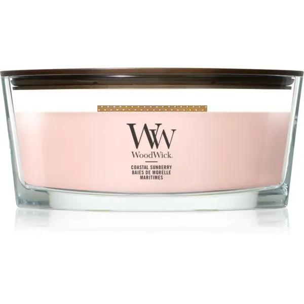 Woodwick Woodwick Coastal Sunberry mirisna svijeća s drvenim fitiljem 453.6 g