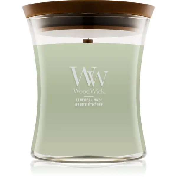 Woodwick Woodwick Ethereal Haze mirisna svijeća s drvenim fitiljem 275 g
