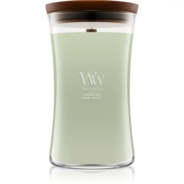 Woodwick Woodwick Ethereal Haze mirisna svijeća s drvenim fitiljem 610 g