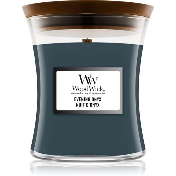 Woodwick Woodwick Evening Onyx mirisna svijeća s drvenim fitiljem 275 g
