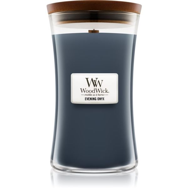 Woodwick Woodwick Evening Onyx mirisna svijeća s drvenim fitiljem 609.5 g