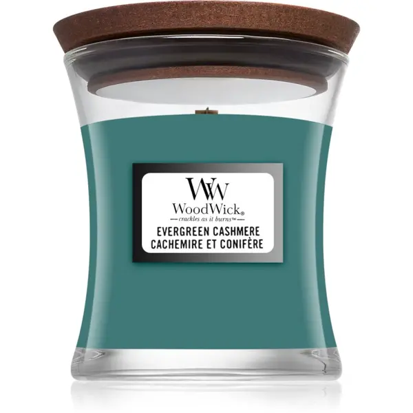 Woodwick Woodwick Evergreen Cashmere mirisna svijeća 85 g