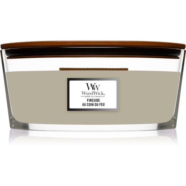 Woodwick Woodwick Fireplace Fireside mirisna svijeća s drvenim fitiljem (hearthwick) 453 g