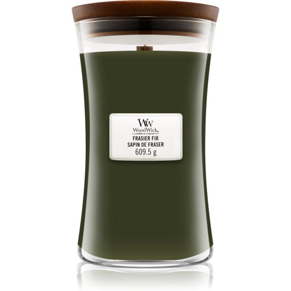 Woodwick Woodwick Frasier Fir mirisna svijeća s drvenim fitiljem 609.5 g