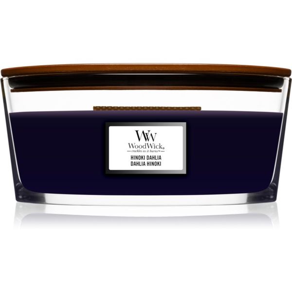 Woodwick Woodwick Hinoki Dahlia mirisna svijeća s drvenim fitiljem (hearthwick) 453,3 g