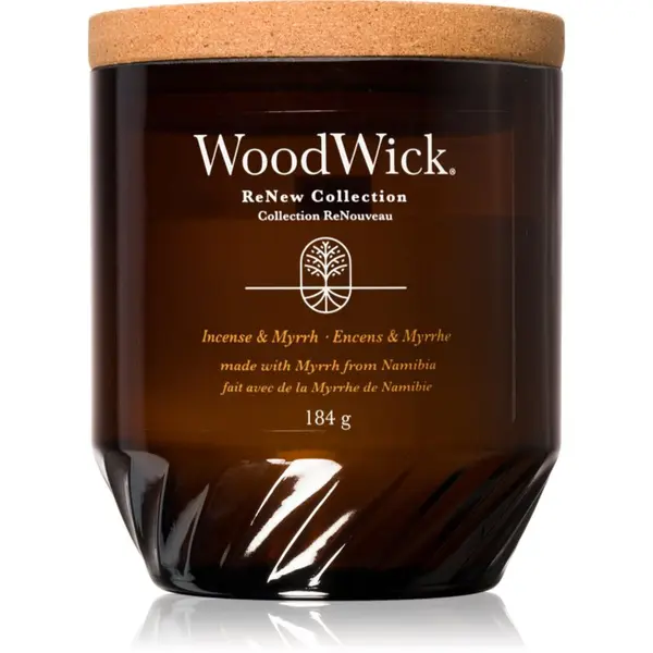 Woodwick Woodwick Incense & Myrrh mirisna svijeća 184 g