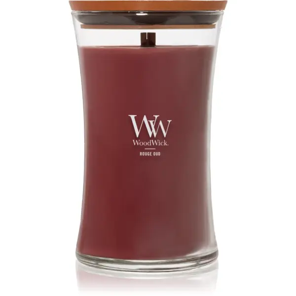 Woodwick Woodwick Opulent Wood Rouge Oud mirisna svijeća s drvenim fitiljem 609.5 g