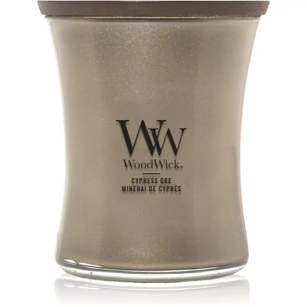 Woodwick Woodwick Precious Metals Cypress Ore mirisna svijeća 275 g