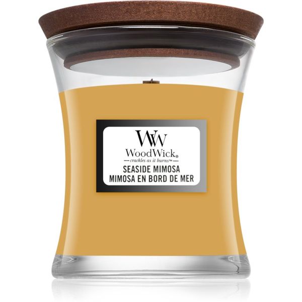 Woodwick Woodwick Seaside Mimosa mirisna svijeća s drvenim fitiljem 85 g