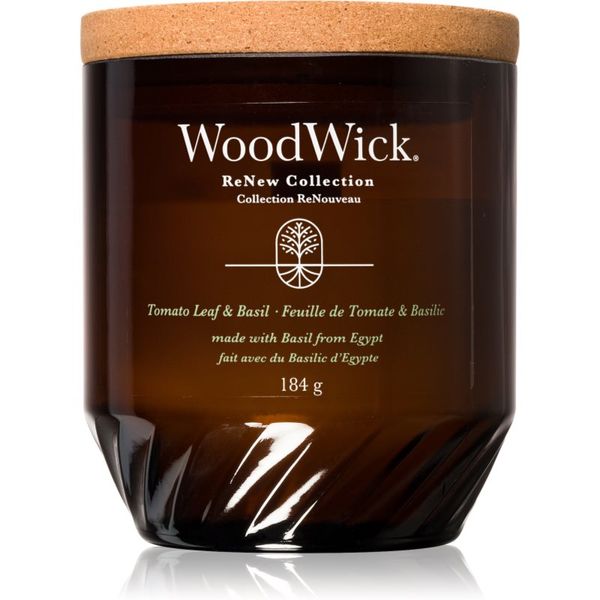 Woodwick Woodwick Tomato Leaf & Basil mirisna svijeća 184 g