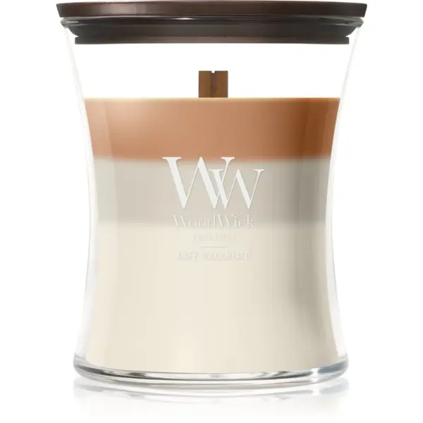 Woodwick Woodwick Trilogy Café Macchiato mirisna svijeća s drvenim fitiljem 275 g