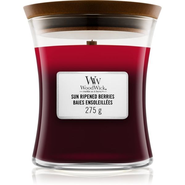 Woodwick Woodwick Trilogy Sun Ripened Berries mirisna svijeća s drvenim fitiljem 275 g