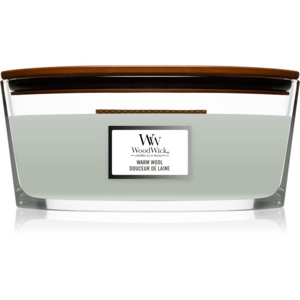 Woodwick Woodwick Warm Wool mirisna svijeća s drvenim fitiljem (hearthwick) 453,6 g