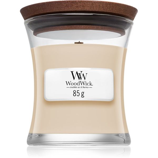 Woodwick Woodwick White Honey Miel Blanc mirisna svijeća s drvenim fitiljem 85 g