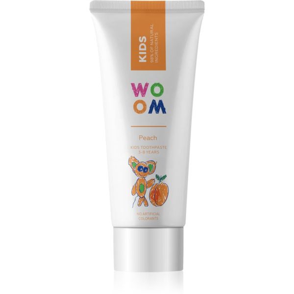 WOOM WOOM Kids Peach zubna pasta za djecu 50 ml