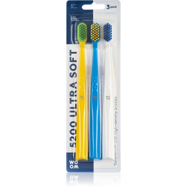 WOOM WOOM Toothbrush 5200 Ultra Soft četkice za zube 3 kom