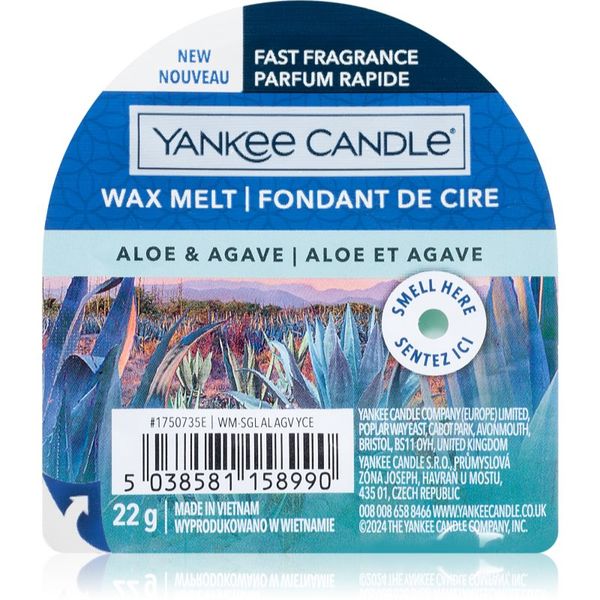 Yankee Candle Yankee Candle Aloe & Agave vosak za aroma lampu 22 g