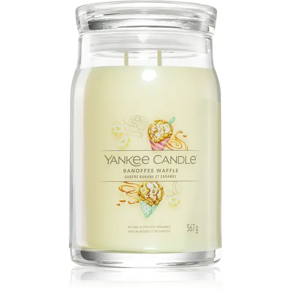 Yankee Candle Yankee Candle Banoffee Waffle mirisna svijeća Signature 567 g