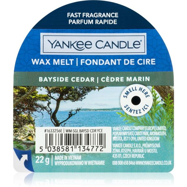 Yankee Candle Yankee Candle Bayside Cedar vosak za aroma lampu 22 g