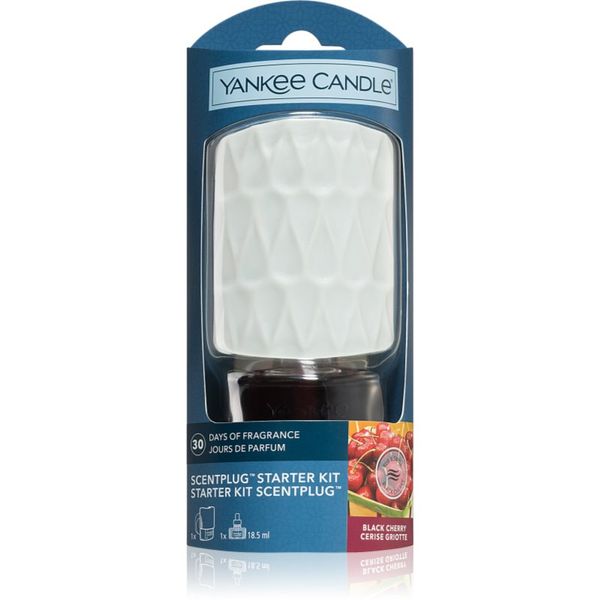 Yankee Candle Yankee Candle Black Cherry električni difuzor + zamjensko punjenje