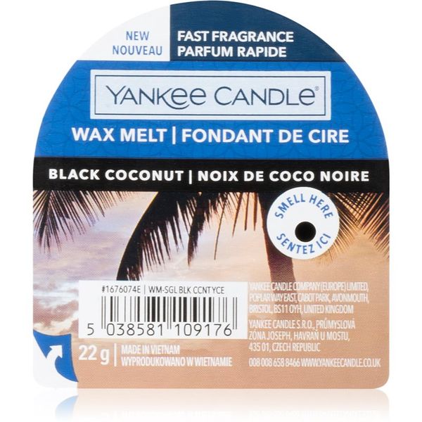 Yankee Candle Yankee Candle Black Coconut vosak za aroma lampu 22 g