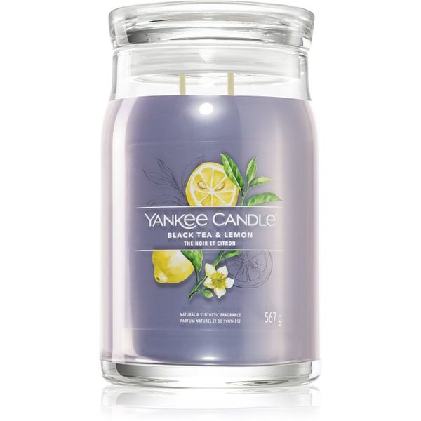 Yankee Candle Yankee Candle Black Tea & Lemon mirisna svijeća 567 g