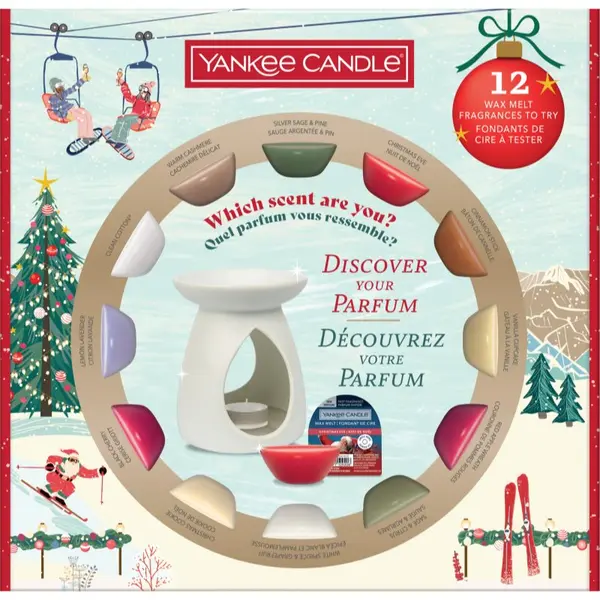 Yankee Candle Yankee Candle Christmas Collection Aromalamp & 12 Wax Melts poklon set