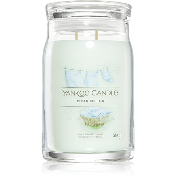 Yankee Candle Yankee Candle Clean Cotton mirisna svijeća Signature 567 g
