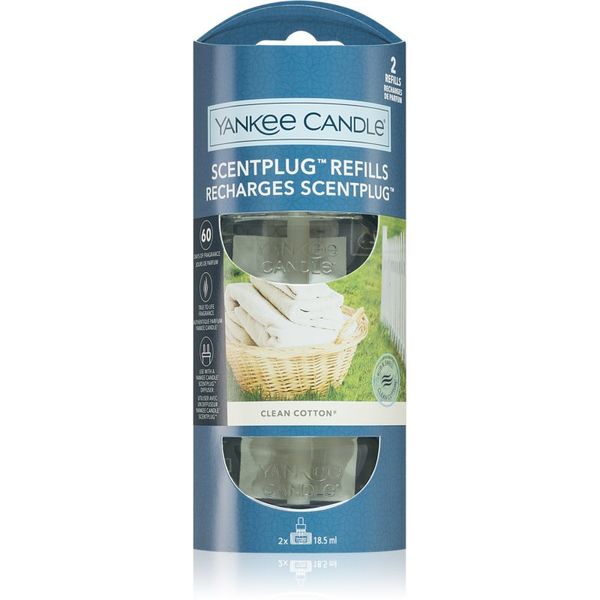 Yankee Candle Yankee Candle Clean Cotton punjenje za električni difuzor 2x18,5 ml